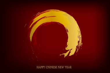 Kırmızı-altın arka plan tasarımı için kart, el ilanları, davet, afiş, broşür, afiş.