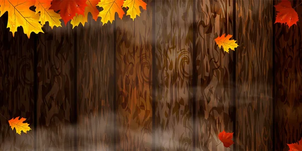 Halloween Party на деревянном фоне — стоковый вектор