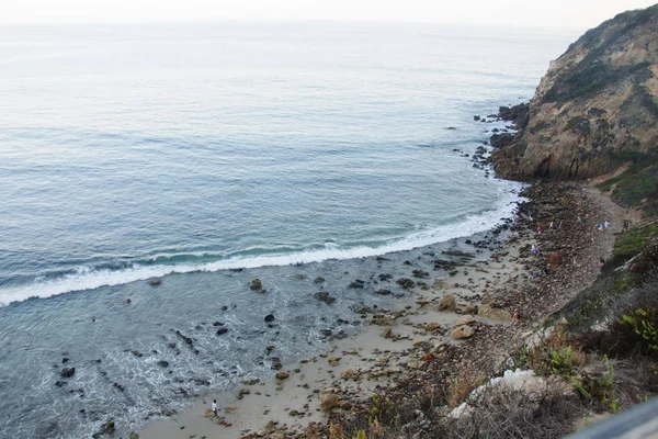 Vista da praia de Zuma de Duma Point, Malibu — Fotografia de Stock