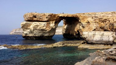 Azure pencere, Gozo Adası yıkılmasından önce ünlü taş kemer