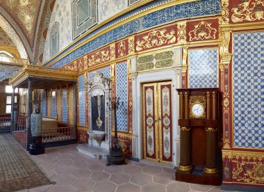 Istanbul, Türkiye, Temmuz, 30, 2017:Harem tarihi Topkapı Sarayı
