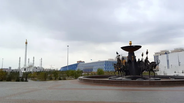Vista Panorámica Ciudad Astana Astana Kazajstán — Foto de Stock