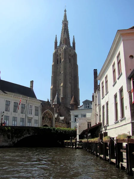 Güzel ortaçağ simgesel yapı şehir, Bruges, Belçika