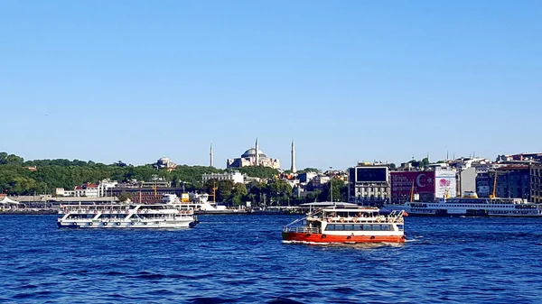 Istanbul Törökország Július Isztambul Panorama City Bosfor — Stock Fotó