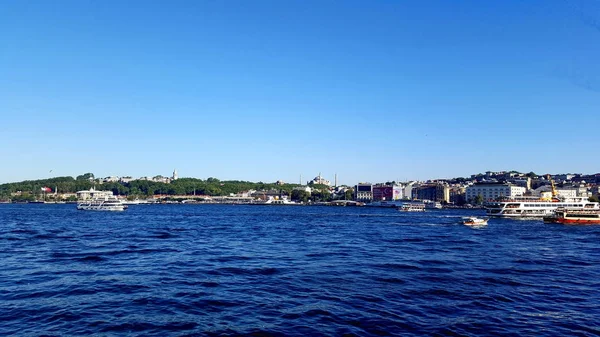 Istanbul Törökország Július Isztambul Panorama City Bosfor — Stock Fotó