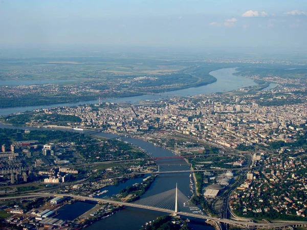 Belgrad nehir sava ve Tuna ile Panoraması
