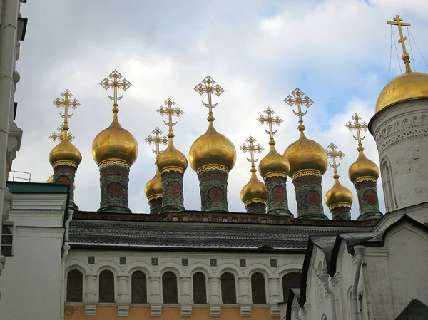 The Verkhospassky Cathedral in the Moscow Kremlin — Stock Photo, Image