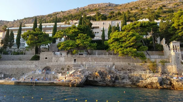 Panoráma a városrészhez, Dubrovnik, Horvátország — Stock Fotó