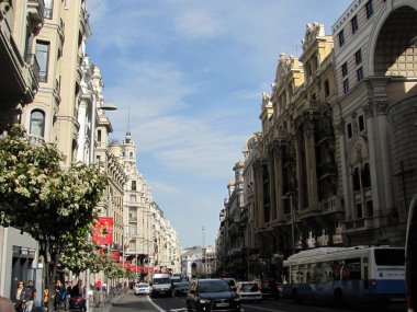Madrid, İspanya'da güzel mimari