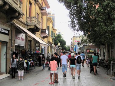 Lefkoşa, Kıbrıs'ta bir sokak manzarası