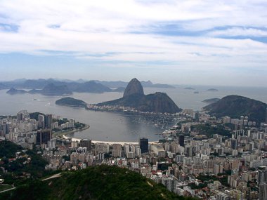 Rio de Janeiro Şeker Somun Panoramik görünümü