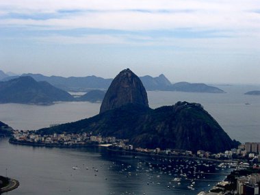 Rio de Janeiro Şeker Somun Panoramik görünümü