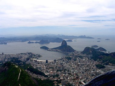 Rio de Janeiro Şeker Somun Panoramik görünümü