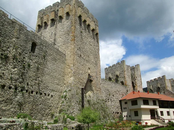 Fortress of Monastery Manasija in Despotovac, Serbia — Stock Photo, Image