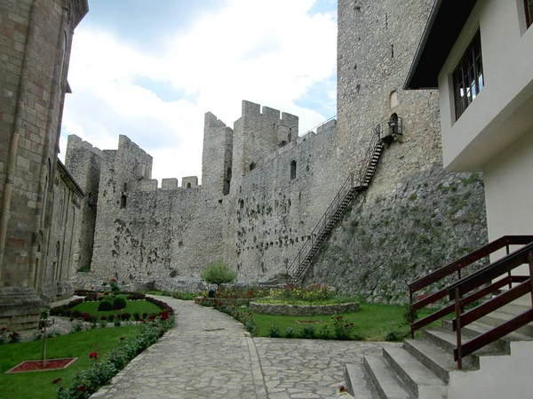 Forteresse de Monastère Manasija à Despotovac, Serbie — Photo