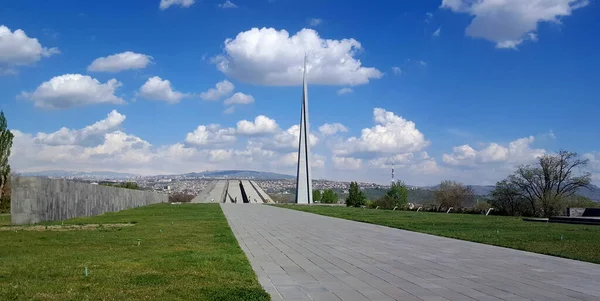 Yerevan Armenia Abril 2016 Memorial Del Genocidio Armenio Museo Ereván — Foto de Stock