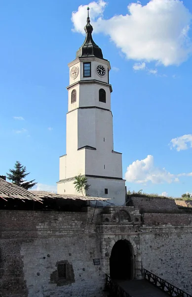 Belgrade Serbie Juin 2011 Tour Horloge Tour Sahat Forteresse Belgrade — Photo