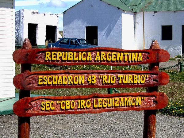 Cruce Fronterizo Entre Chile Argentina Rio Turbio — Foto de Stock