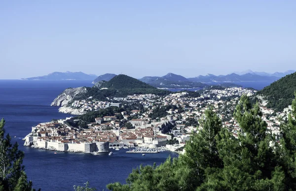 Adriatic Sea Dubrovnik Panorama Dalmatia Croatia — Stock Photo, Image