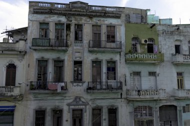 Eski Havana, Küba'da 03.06.2018 üzerinde bina konut