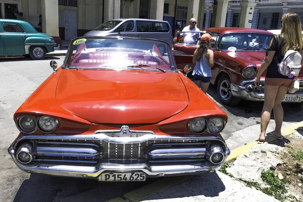 Auto Epoca Americana Avana Cuba 2018 — Foto Stock