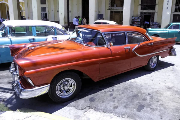 Auto Epoca Americana Avana Cuba 2018 — Foto Stock