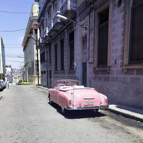 Auto Epoca Americana Avana Cuba 2018 — Foto Stock