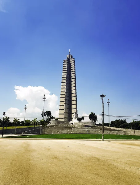 Memorial Jos Mart Praça Revolução Plaza Revolucin Havana Cuba 2018 — Fotografia de Stock