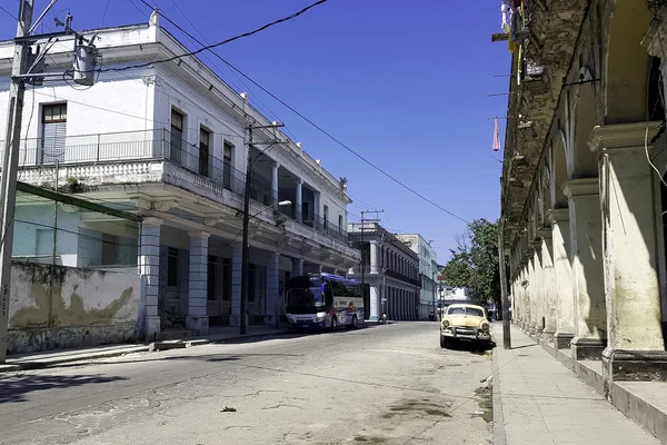 Straße Von Havana Mit Alten Wohngebäuden Havana Kuba 2018 — Stockfoto