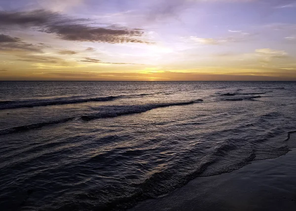 Sonnenuntergang Über Schweinebucht Und Karibischem Meer Kuba — Stockfoto