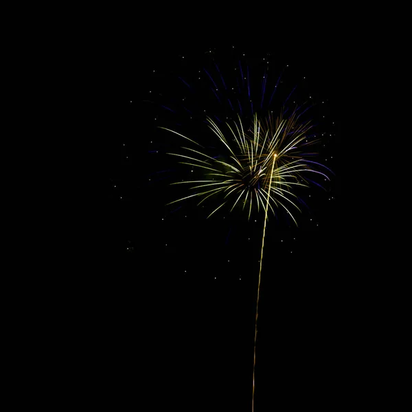 烟花夜秀在伦敦 — 图库照片