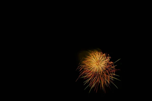 Espectáculo Nocturno Fuegos Artificiales Londres Reino Unido —  Fotos de Stock