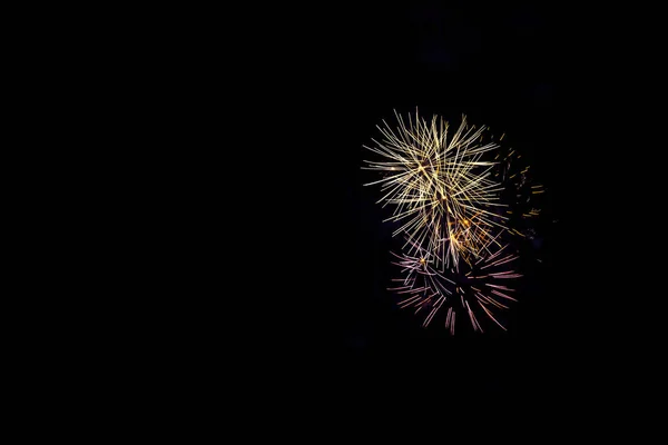 Fireworks night show in London, United Kingdom