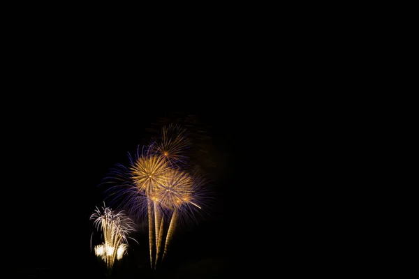 Spettacolo Notturno Pirotecnico Londra Regno Unito — Foto Stock