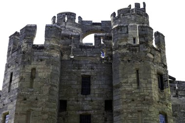 Warwick Castle - Gatehouse / Gate kulesi içinde Warwick, Warwickshire, İngiltere