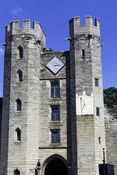 Castillo Warwick Gatehouse Warwick Warwickshire Reino Unido Agosto 2018 — Foto de Stock