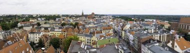 Old Town Torun, Polonya Hava görünümünü üzerinde 25 Ağustos 2018