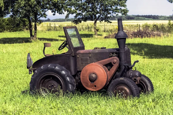Oldtimer Deutscher Traktor Und Bulldog Choczewo Kaszuby Polen 2018 — Stockfoto