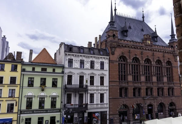 Arquitectura Vintage Ciudad Vieja Torun Polonia Agosto 2018 — Foto de Stock