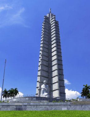Jos Mart anma - Devrim Meydanı (La Plaza de la Revolucin), Havana, Küba üzerinde 03 Haziran 2018
