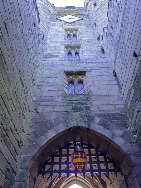 Замок Уорик Гейт Тауэр Гэтсби Уорике Уорикшир Великобритания Августа 2018 — стоковое фото