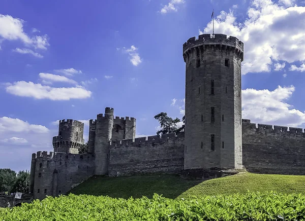 沃里克城堡 人的塔在沃里克 沃里克 英国在2018年8月05日 — 图库照片