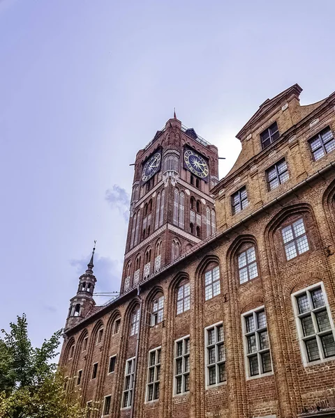 Balai Kota Torun Adalah Salah Satu Bangunan Bata Terbesar Eropa — Stok Foto