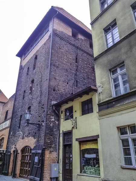 Arquitectura Vintage Ciudad Vieja Torun Polonia Agosto 2018 — Foto de Stock