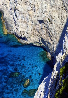Cliff ve İyon Denizi - Zakynthos / Zante Island, Yunanistan