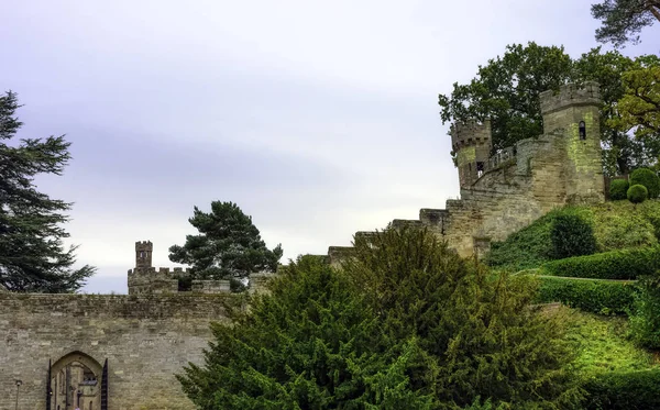 沃里克城堡丘在华威 沃里克郡 2018年10月21日 — 图库照片