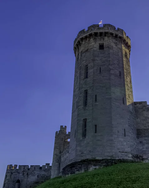 沃里克城堡 家伙的塔在华威 沃里克郡 英国在2018年10月21日 — 图库照片