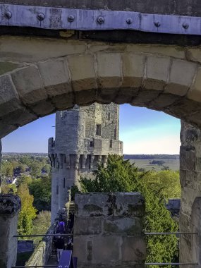 Warwick Castle - Warwick, Warwickshire, İngiltere üzerinde 21 Ekim 2018 yılında Sezar'ın Kulesi