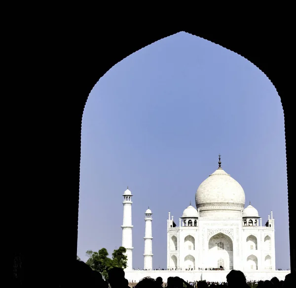 Crown Palaces Taj Mahal Agra Uttar Pradesh Índia Dezembro 2018 — Fotografia de Stock
