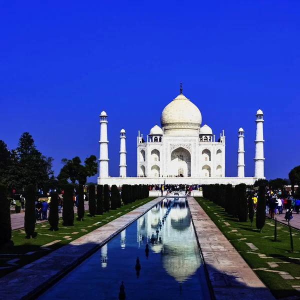 Korona Pałaców Taj Mahal Agra Uttar Pradesh Indie Dniu Grudnia — Zdjęcie stockowe